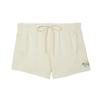Victoria's Secret PINK IVY FLEECE CURVED HEM SHORTS/Floral Casual Shorts Women's Flowers