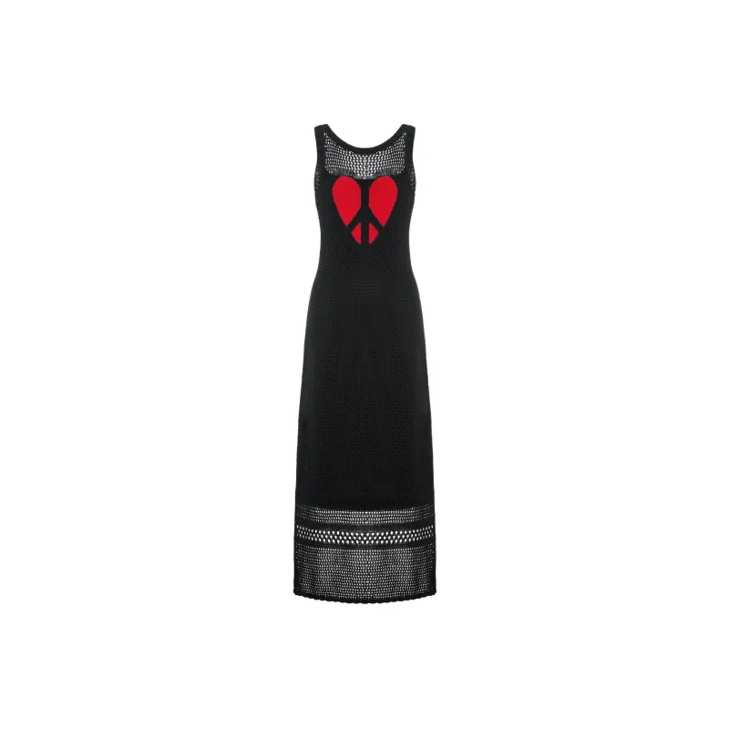 MOSCHINO Scoop neck Open knit Dress-0