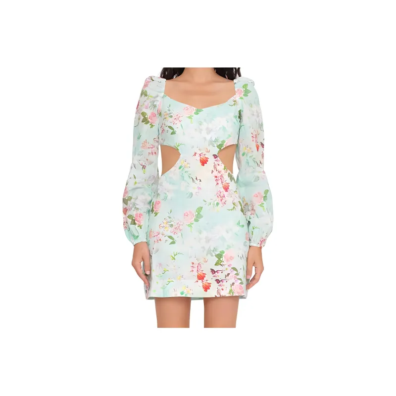 MC2 SAINT BARTHELEMY Long Sleeved Dress Women's Multicolor-0