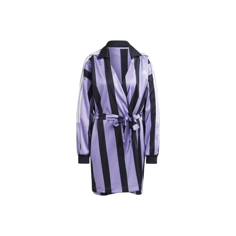 Adidas Long Sleeved Dress Women's Purple-0