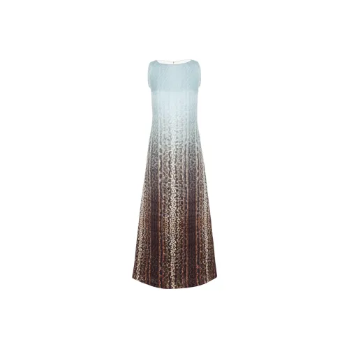 FENDI FF jacquard Snake Maxi Dress