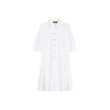MaxMara Studio Caronte Puff sleeve Shirt Dress