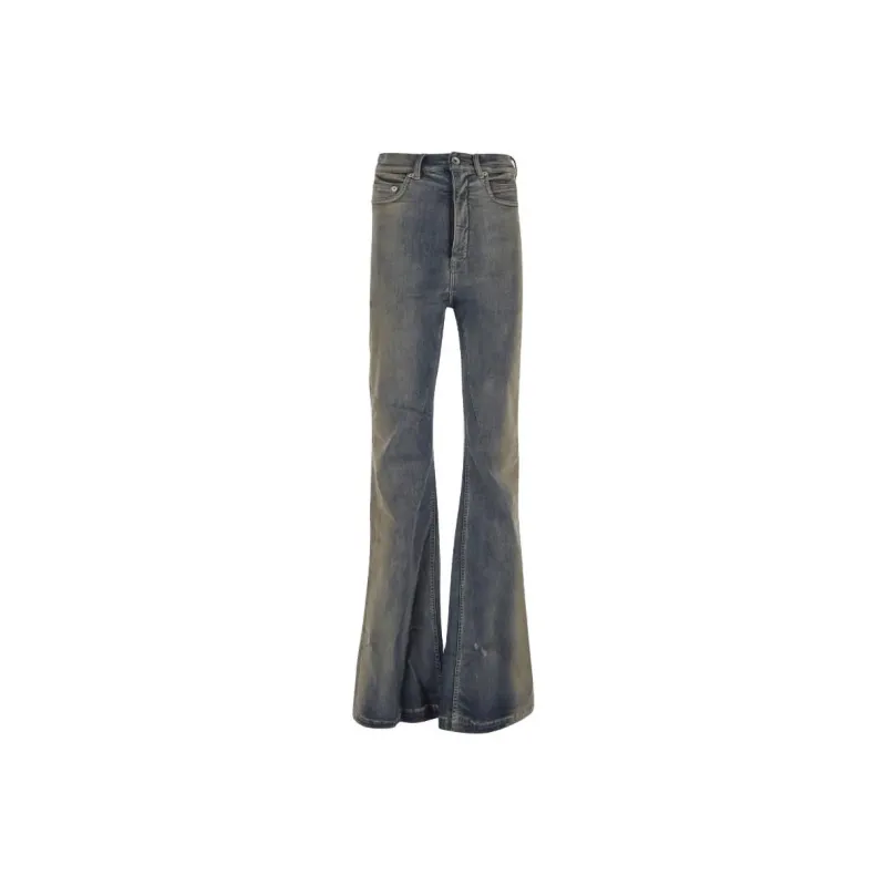 Rick Owens DRKSHDW Bias Bootcut Jeans-0