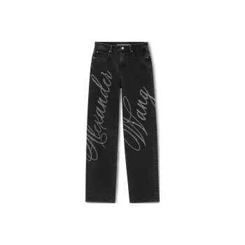 Alexander Wang Logo Embellished Jeans
