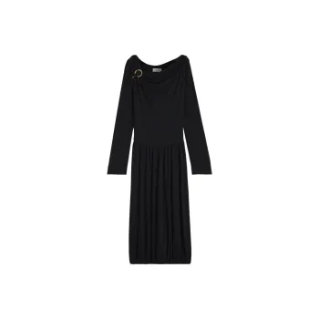 Lanvin Long sleeve Asymmetric Midi Dress