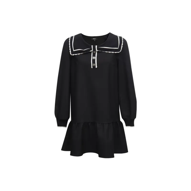 ONLY Long Sleeved Dresses Women's Black-0