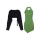 Clothing Sets (Avocado Green+Black)