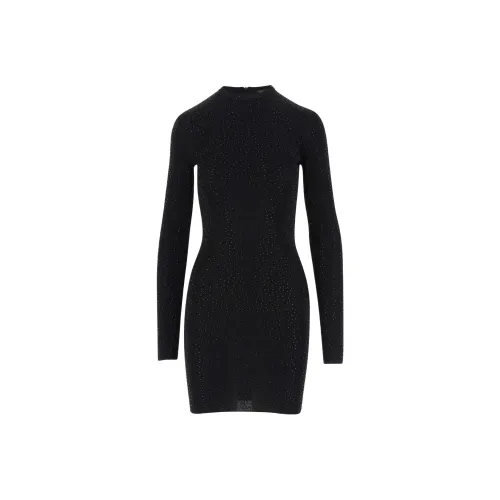 Balenciaga Rhinestone Embellished Mini Dress