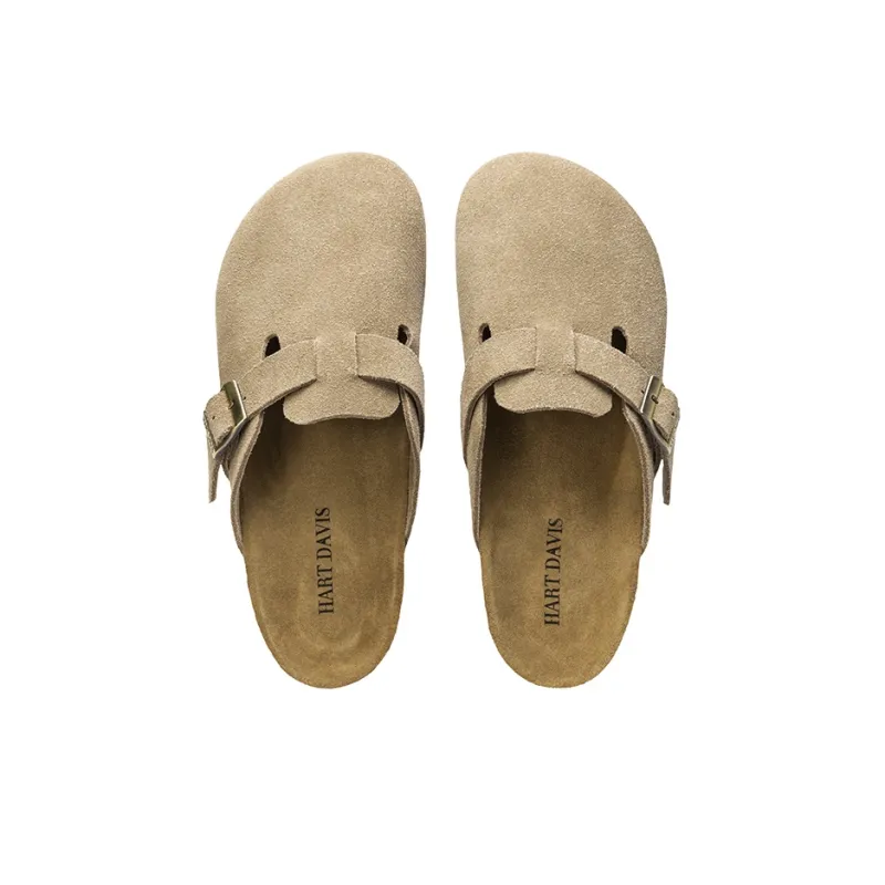 HART DAVIS Rubber Sole Slip Resistant Closed Toe Slippers Unisex Gray-5