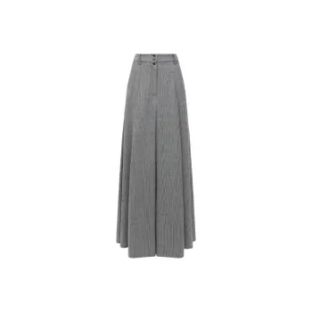 Vetements Casual Long Skirts Women's Gray