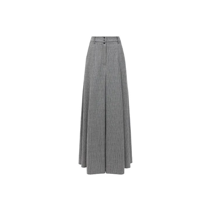 Vetements Casual Long Skirts Women's Gray-0