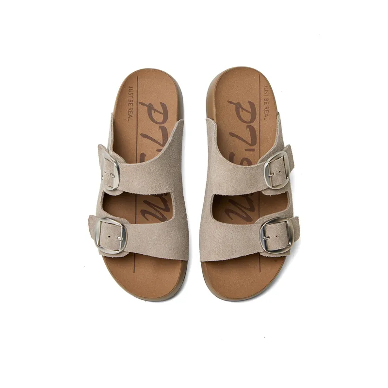 PT'SON Rubber Sole Abrasion Resistant Slide Slippers Women's-19
