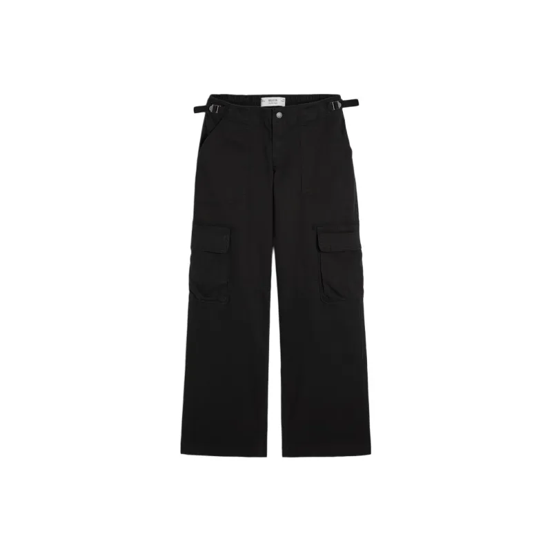 Hollister Cargo Pants Women's Black-0