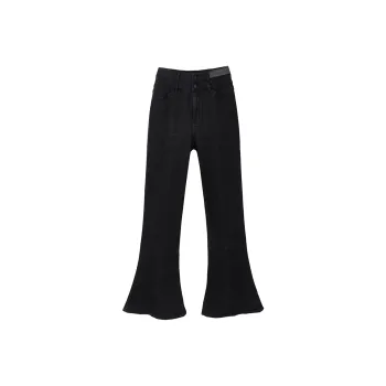 Yu Qianwen Jeans Women's Black