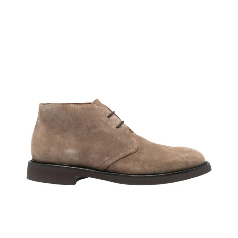 DOUCAL'S Lace up Suede Derby Shoes-1