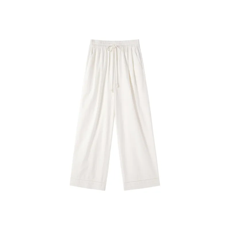 XIANGYING Casual Pants Women's White-0