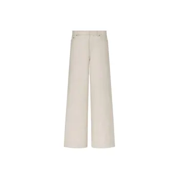 DIOR 8 Jeans Women's Ecru