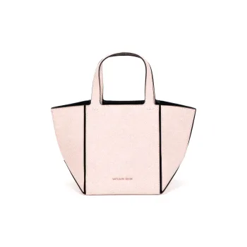 MICHAEL KORS Jordi Sheepskin Foldable Tote Bag Shopping Bag Handbag Small Size Women's Rose Pink