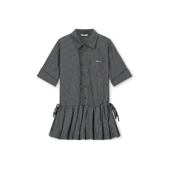 BONELESS Short Sleeved Dress Women's Black