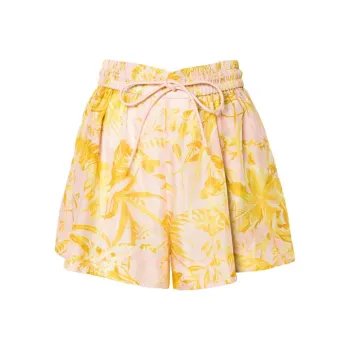 Zimmermann Floral-Printed Drawstring Shorts
