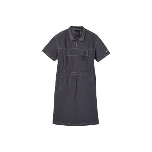 Skechers Short Sleeved Dresses Women's Black