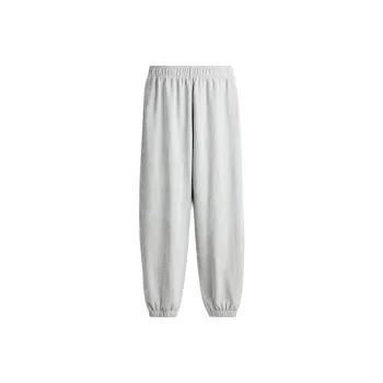 H&M Knitted Sports Pants Women's Mixed Light Gray