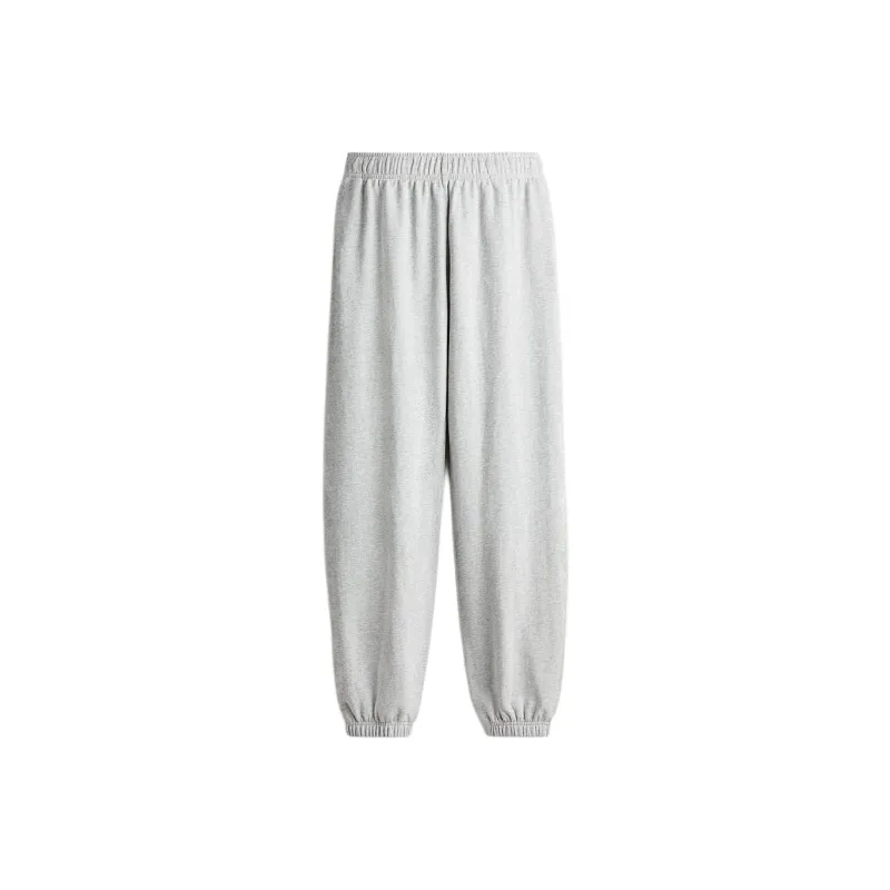 H&M Knitted Sports Pants Women's Mixed Light Gray-0