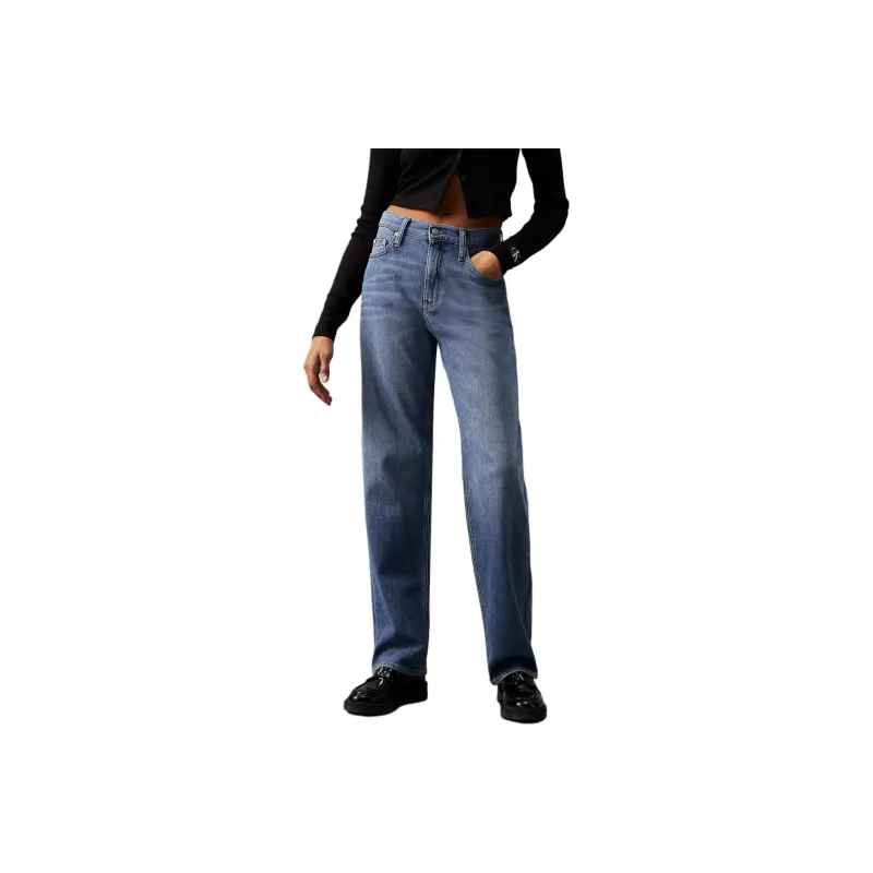 CALVIN KLEIN Jeans Europe Version Women's Medium Blue-0