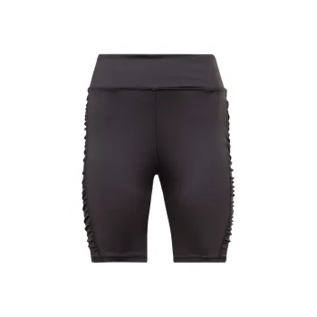 Reebok Studio Ruched High Rise Legging Leggings Women's Black