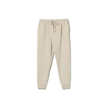 Beams Knitted Sweatpants Women's Ivory