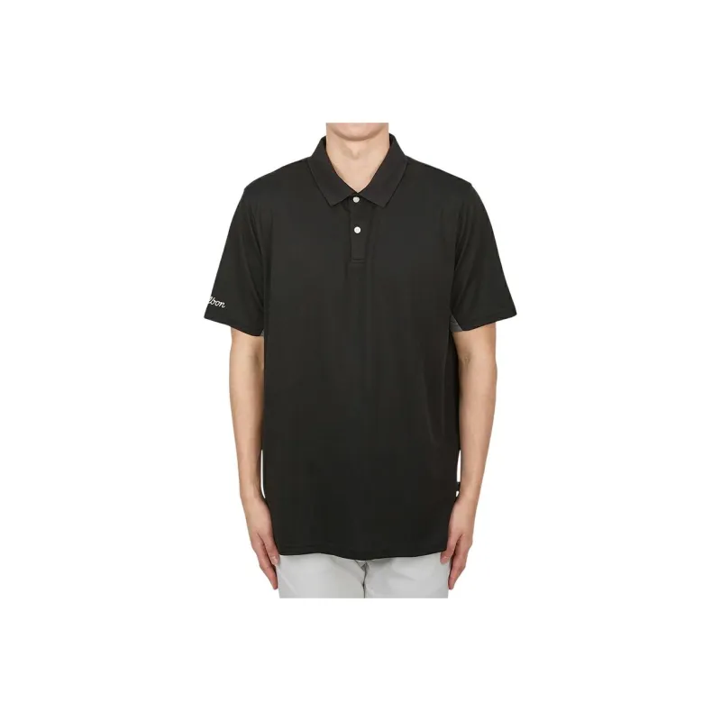 Malbon Golf Polo Shirt Men's Black-0