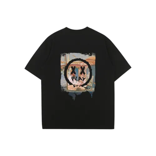 PLAY SCAN Drop Shoulder Sleeve T-Shirt Unisex