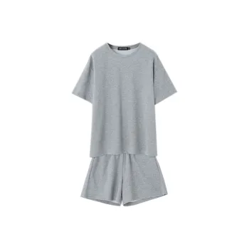 SOON FLOWER Casual Suit Women's Gray