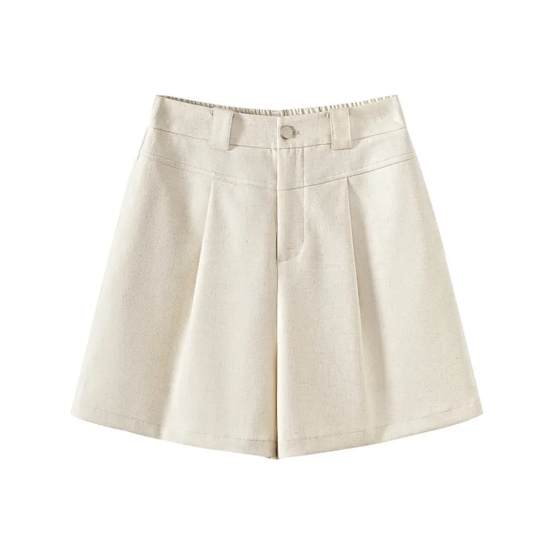 TOUCH Casual Shorts Women's Beige-0
