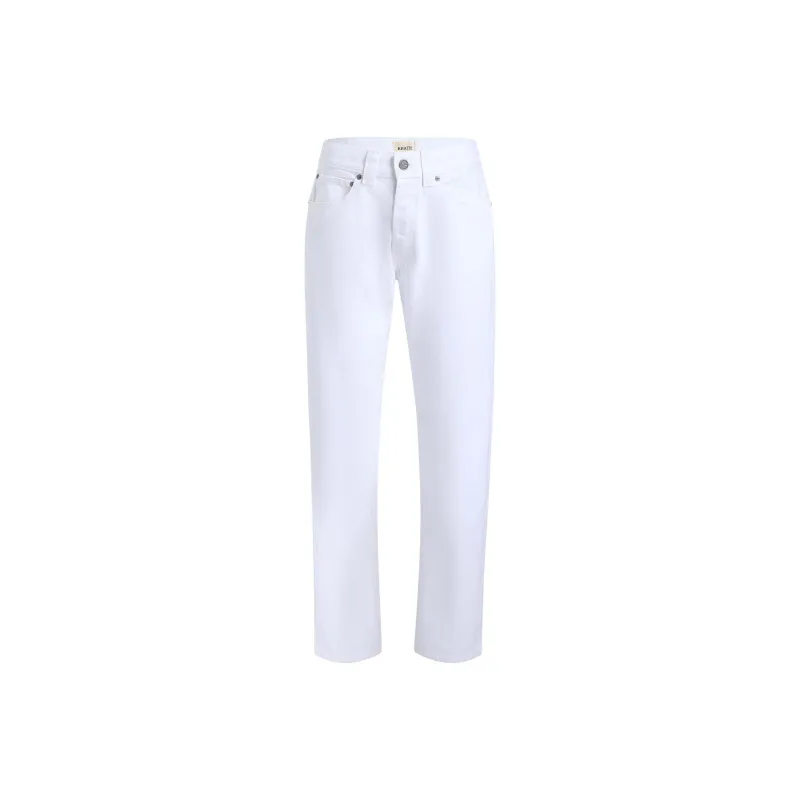 KHAITE Callum Jean Jeans Women's WHITE/White-0