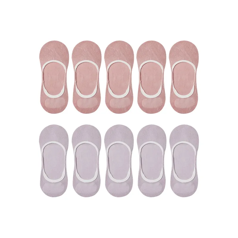 Cotton Gene No Show Socks Women's Combo Set-25