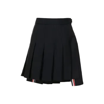 THOM BROWNE Rwb Pleated Skirt