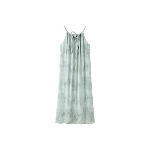 ZHOUMIAO Sleeveless Dress Women's Floating Life Summer Dream