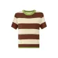 Apricot Coffee Stripes
