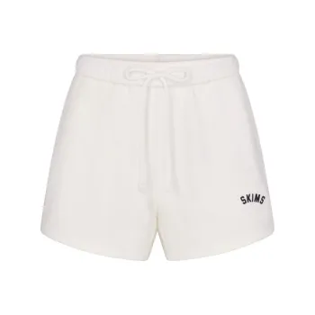 SKIMS SS25 COTTON FLEECE CLASSIC SHORT Casual Shorts Women's MARBLE GRAPHIC/Marble Pattern