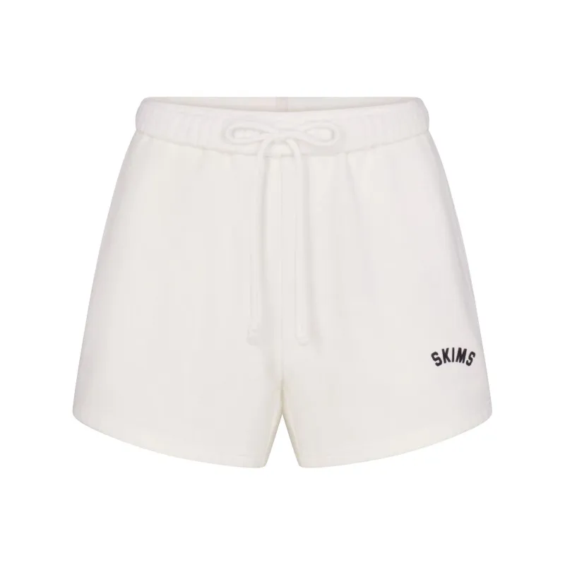 SKIMS SS25 COTTON FLEECE CLASSIC SHORT Casual Shorts Women's MARBLE GRAPHIC/Marble Pattern-0