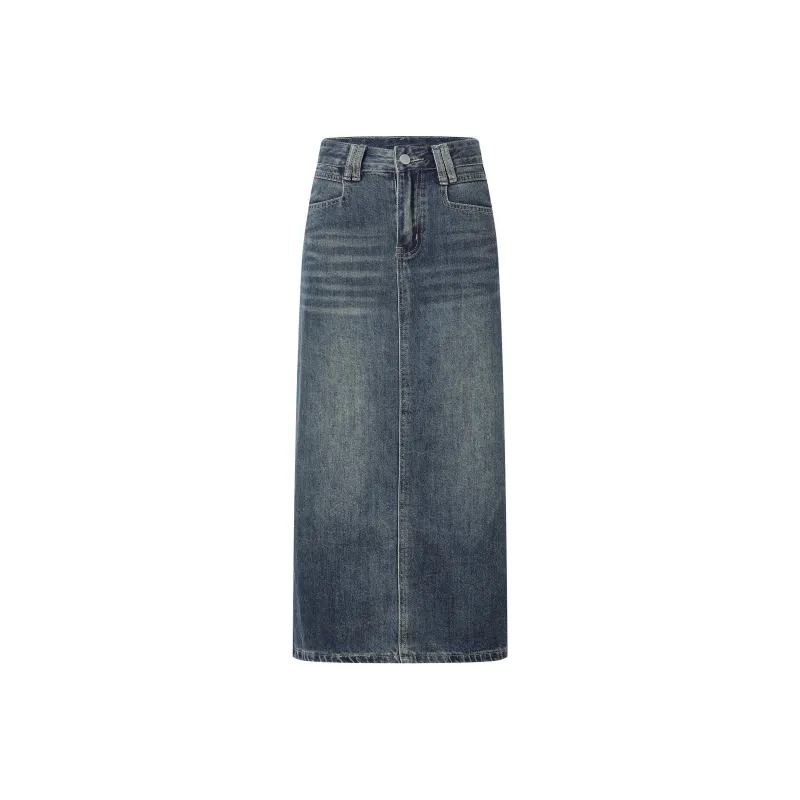 ZAZN Denim Long Skirts Women's-0