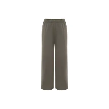 WITH JEAN SS25 Lexa Track Pant Knitted Sweatpants Women's Charcoal Gray