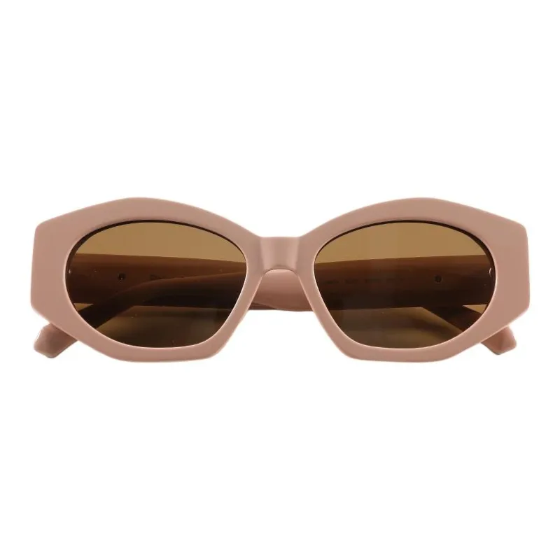 Polaroid Plate Frame Irregular Shape Sunglasses Unisex-1