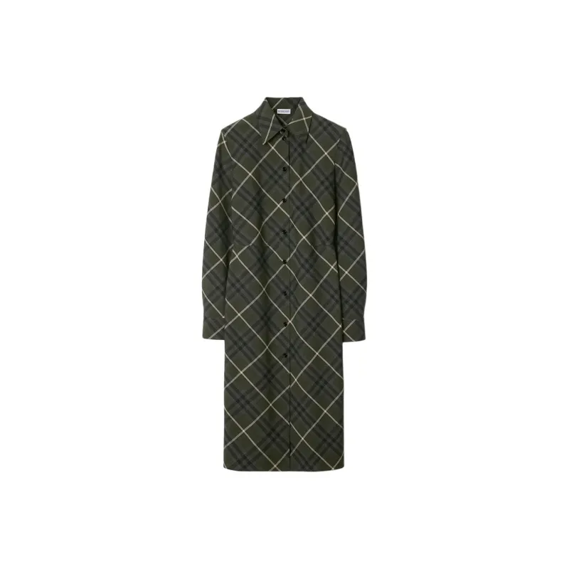 Burberry Check print Shirt Dress-0