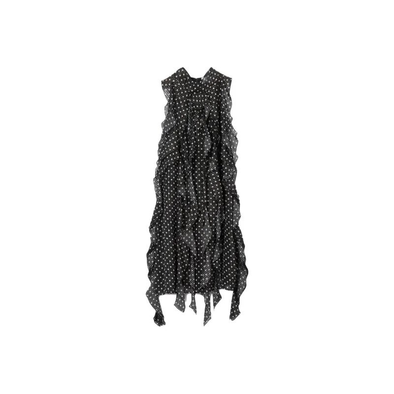 Burberry Sleeveless Dresses Women's Black-0