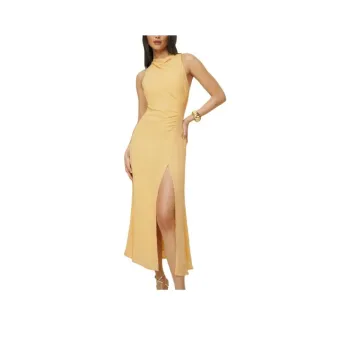 REFORMATION Rosmarie Dress Sleeveless Dress Women's Yellow