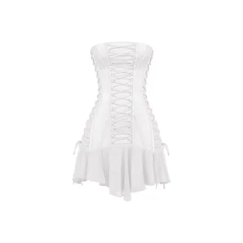 HOUSE OF CB SIRENA Sleeveless Dress Women's WHITE/White