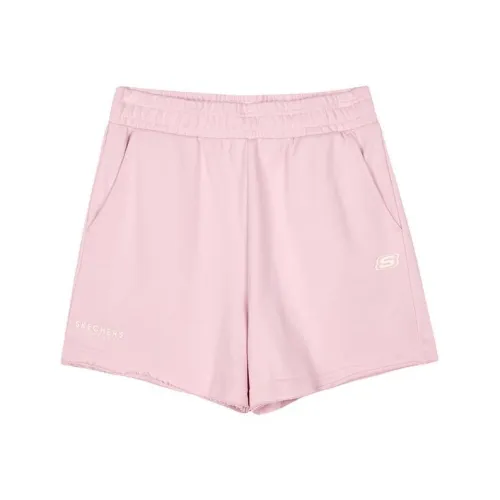 Skechers Comfortable Life Series Casual Shorts Women's Gray Pink
