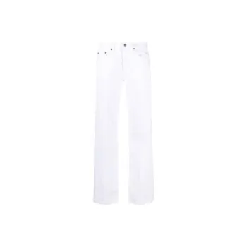 Dondup Sara Button Detailed Straight Leg Jeans